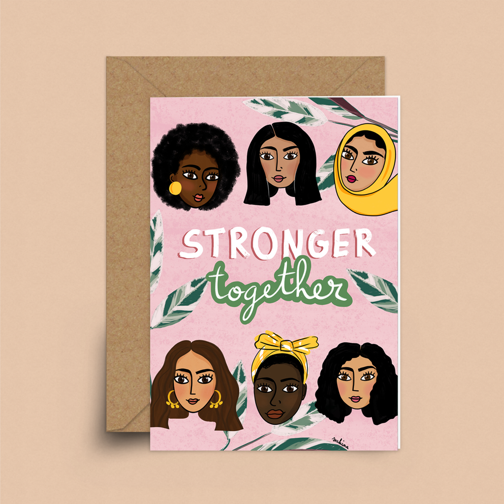 Stronger Together card