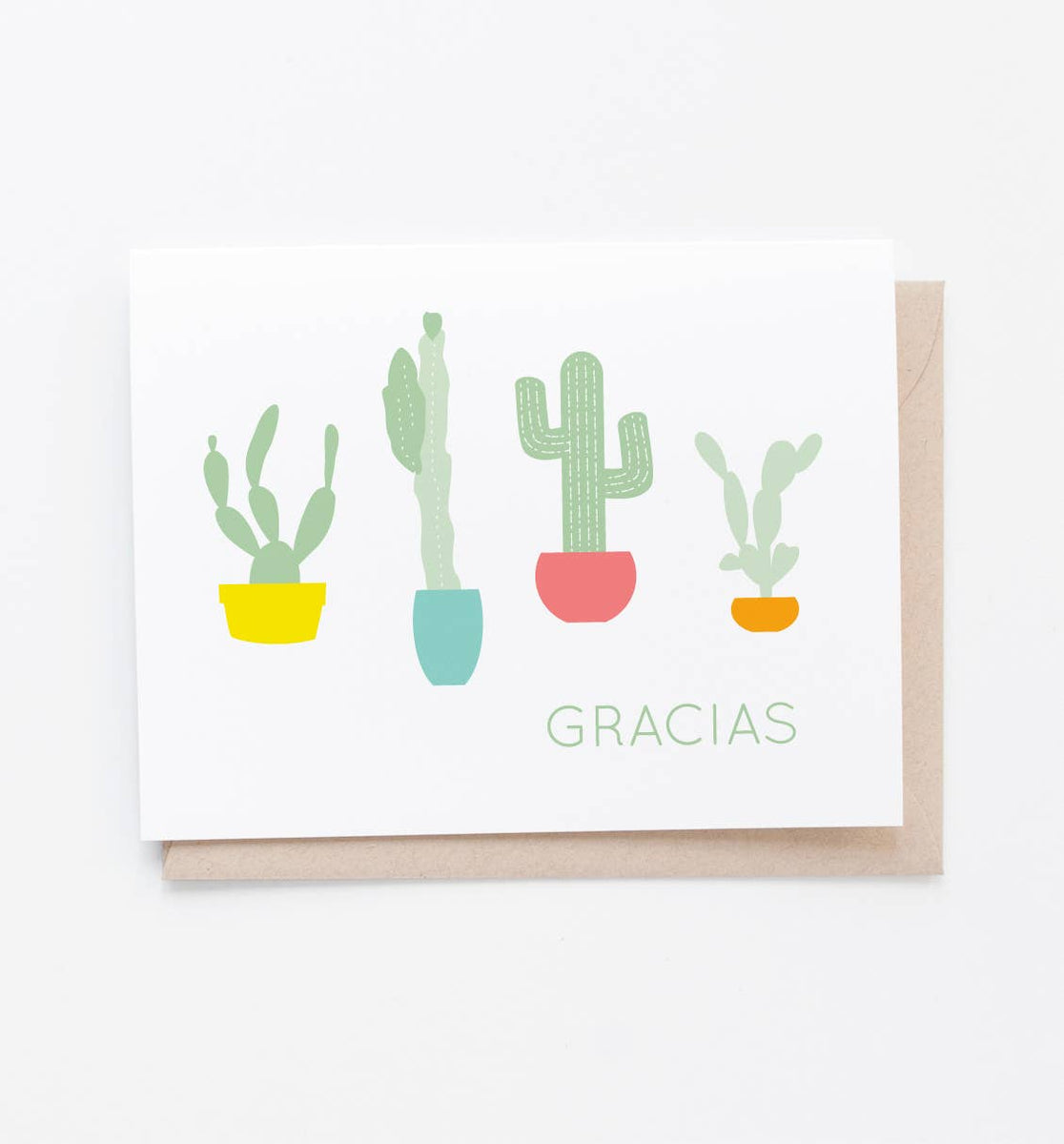 Gracias Cactus Spanish Thank You Card – Paraíso Plant Studio