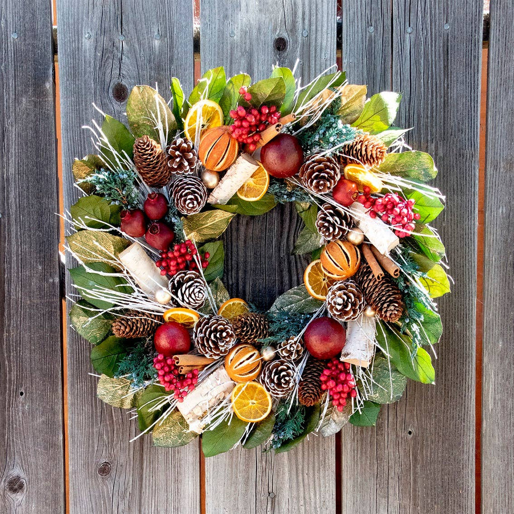 Pomegranate Citrus Wreath