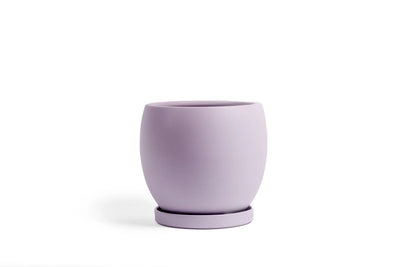 9in Bolle Pot With Saucer - Multiple Color Options