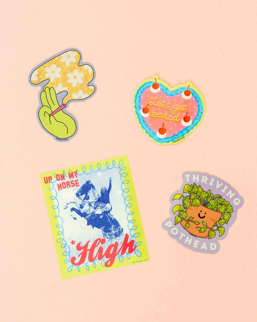 pothead sticker Thriving Pothead Sticker