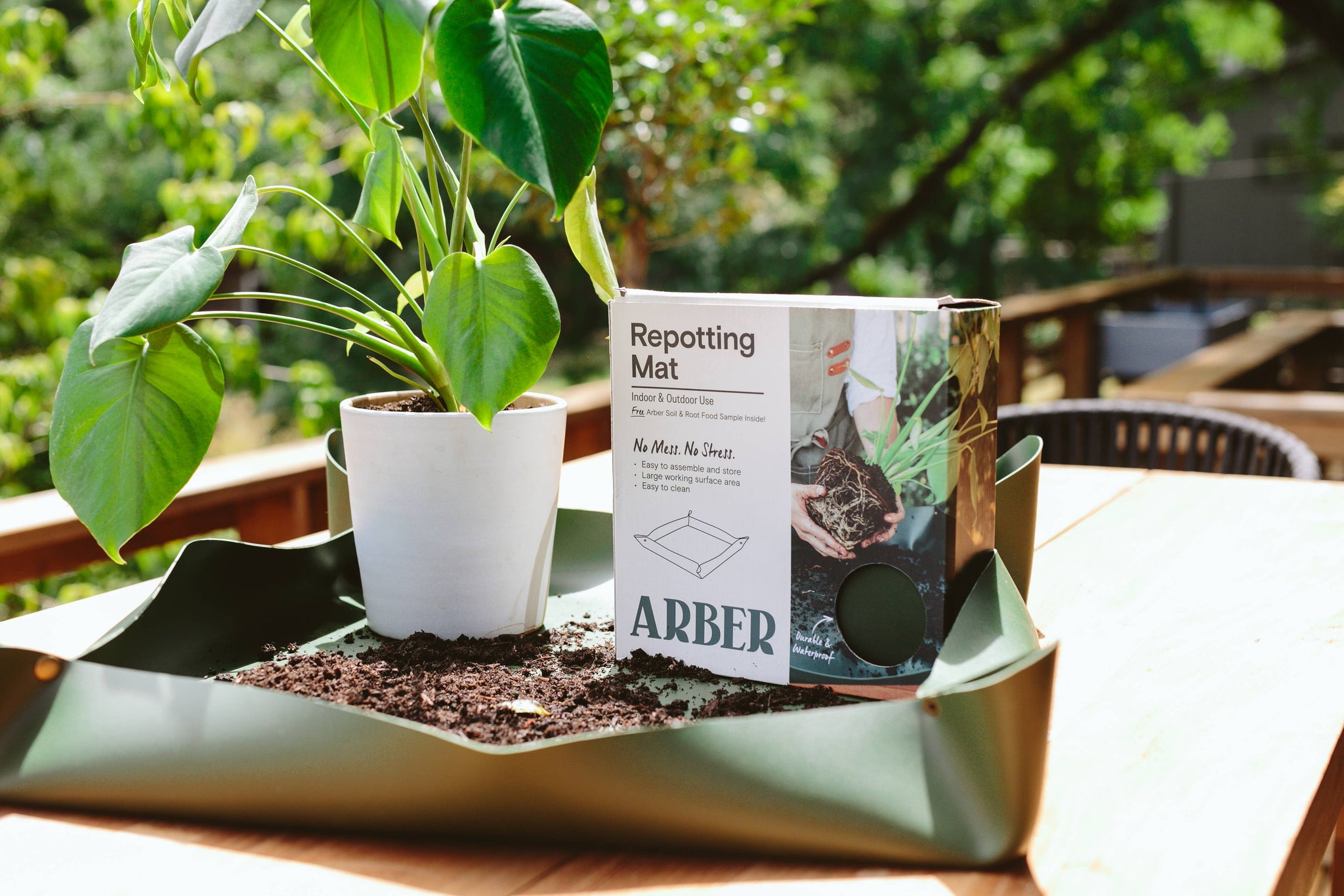 indoor plant mat Arber Repotting Mat – Paraíso Plant Studio