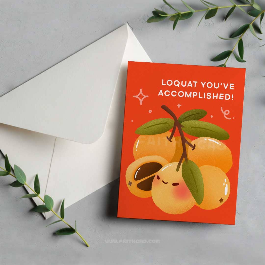 Loquat Card – Paraíso Plant Studio