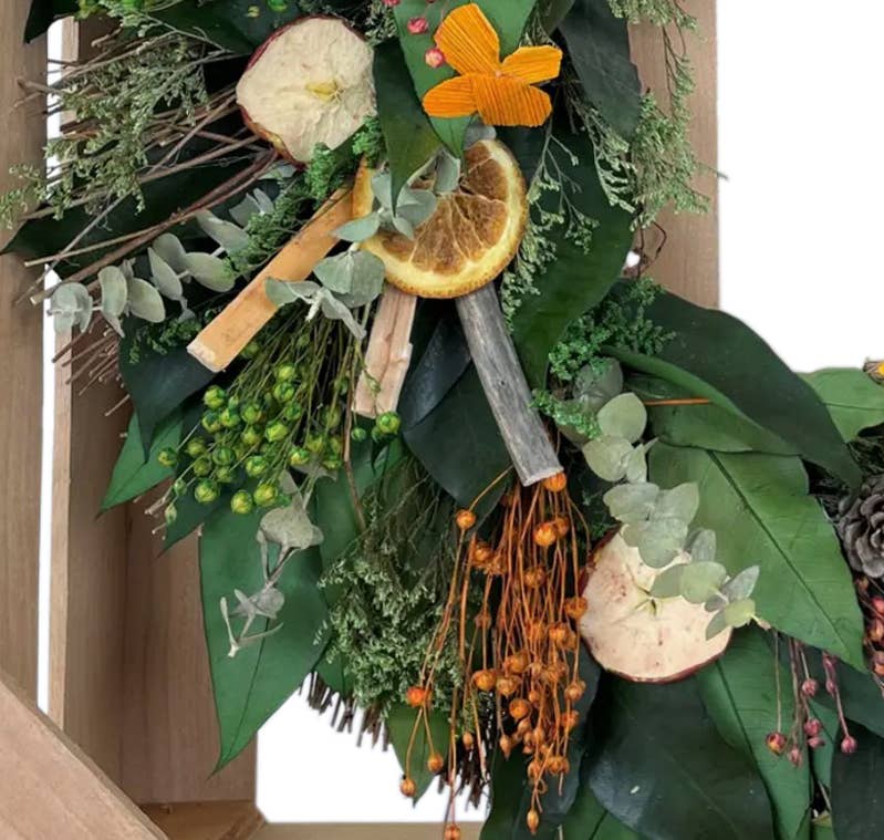 Country Citrus Fall Wreath