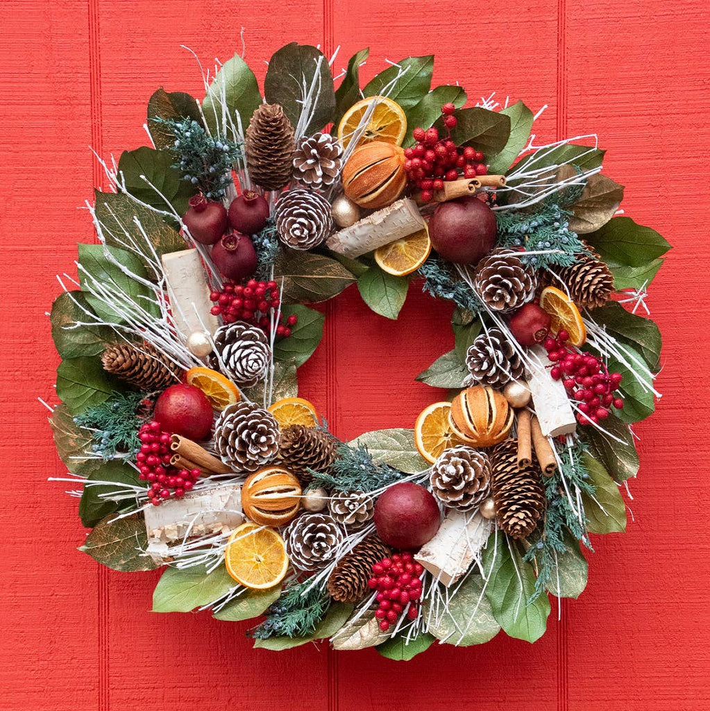 Pomegranate Citrus Wreath