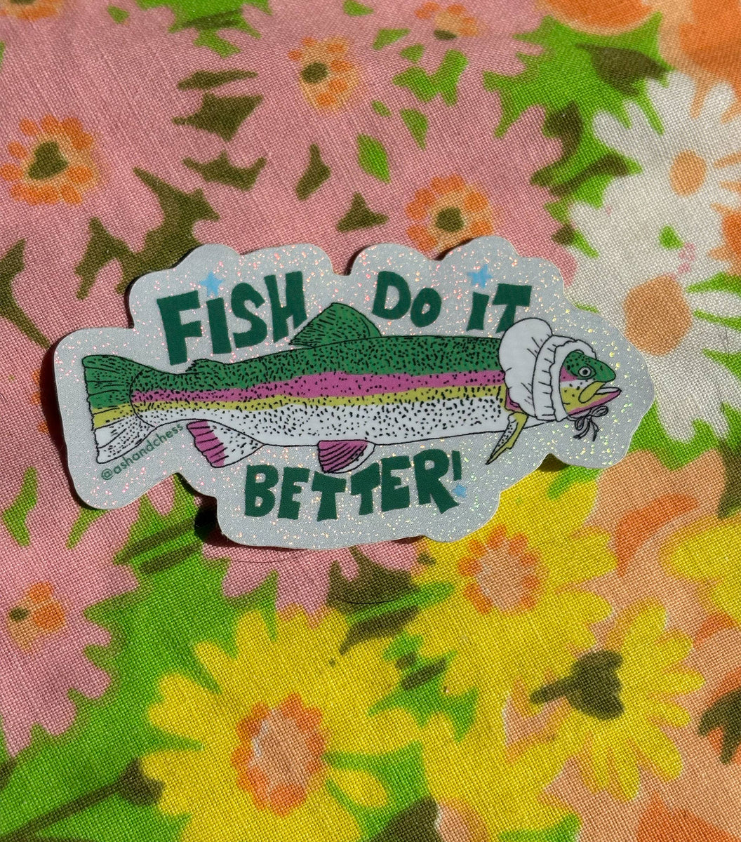 Sticker - Fish Do It Better – Paraíso Plant Studio