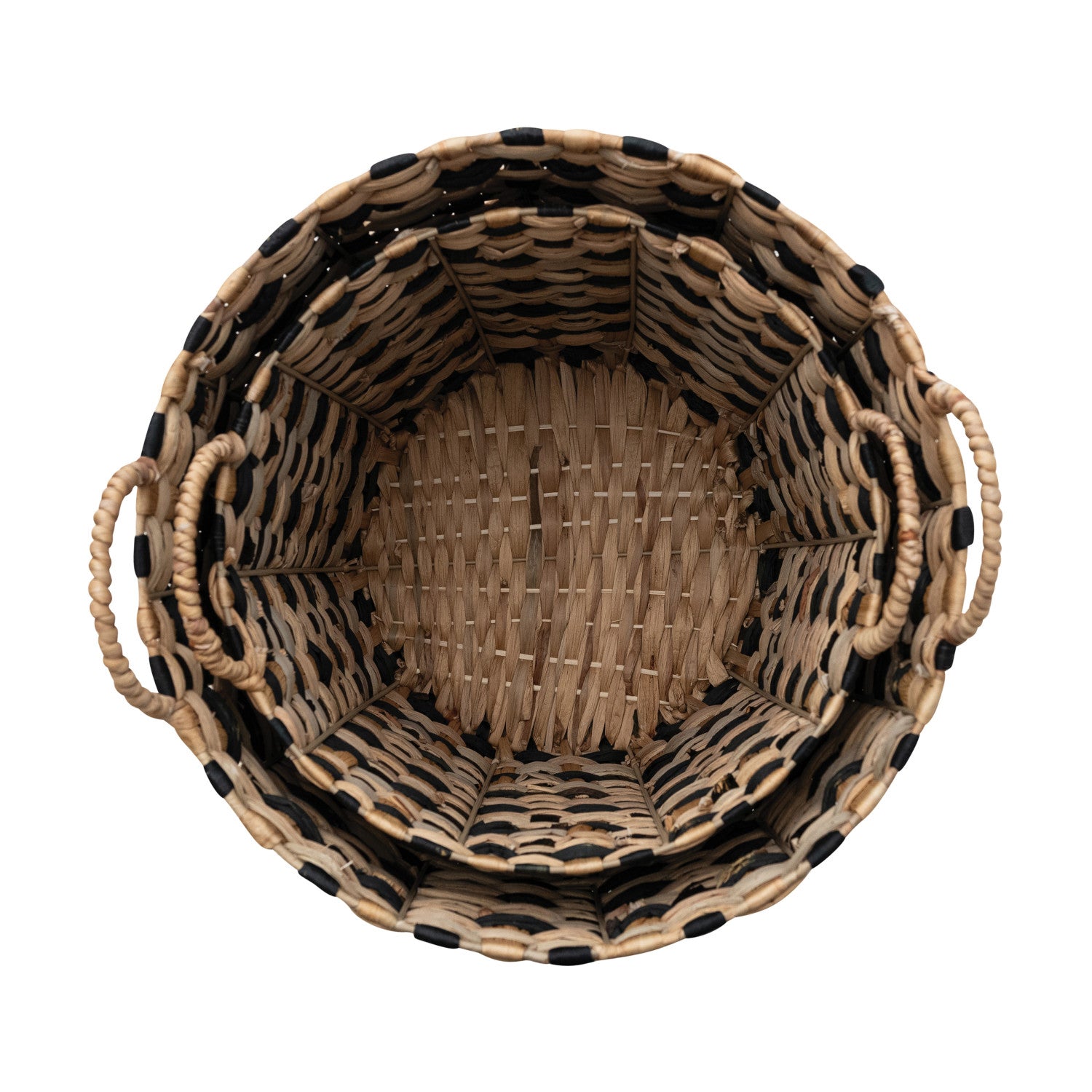 Natural & Black Check Baskets - Thumbnail 4