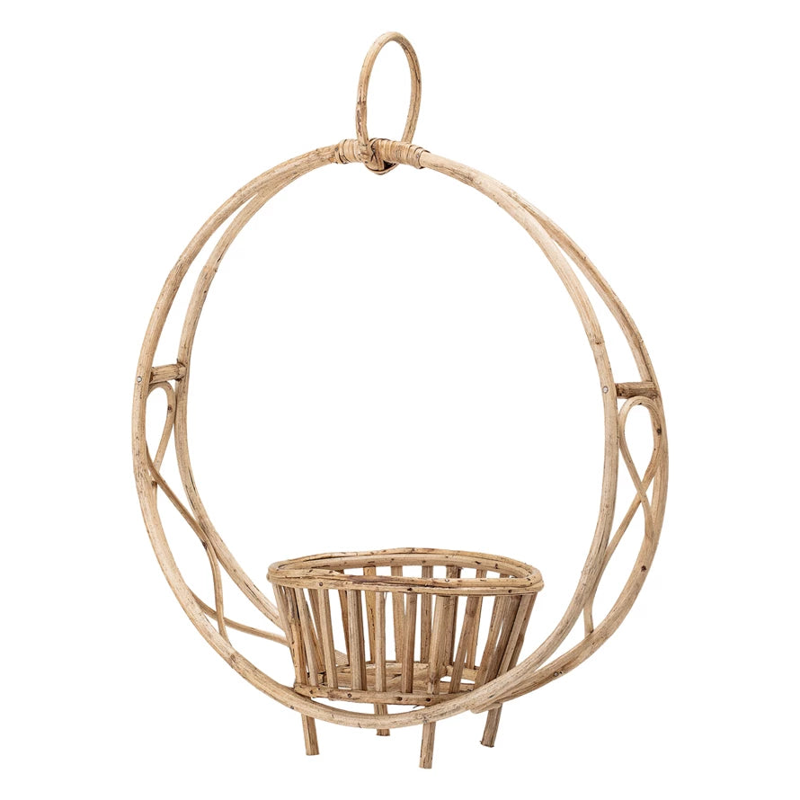 Hanging Rattan Stand for 4in Pot