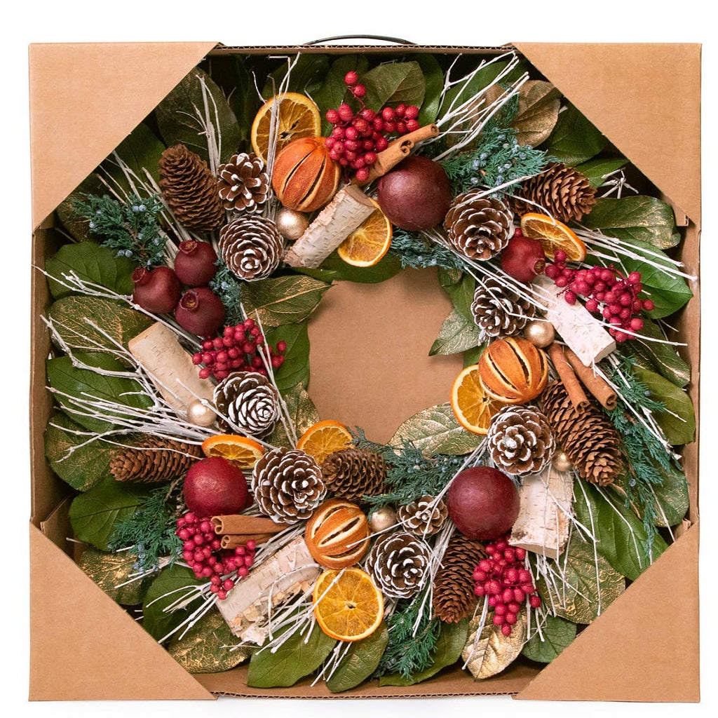 Pomegranate Citrus Wreath