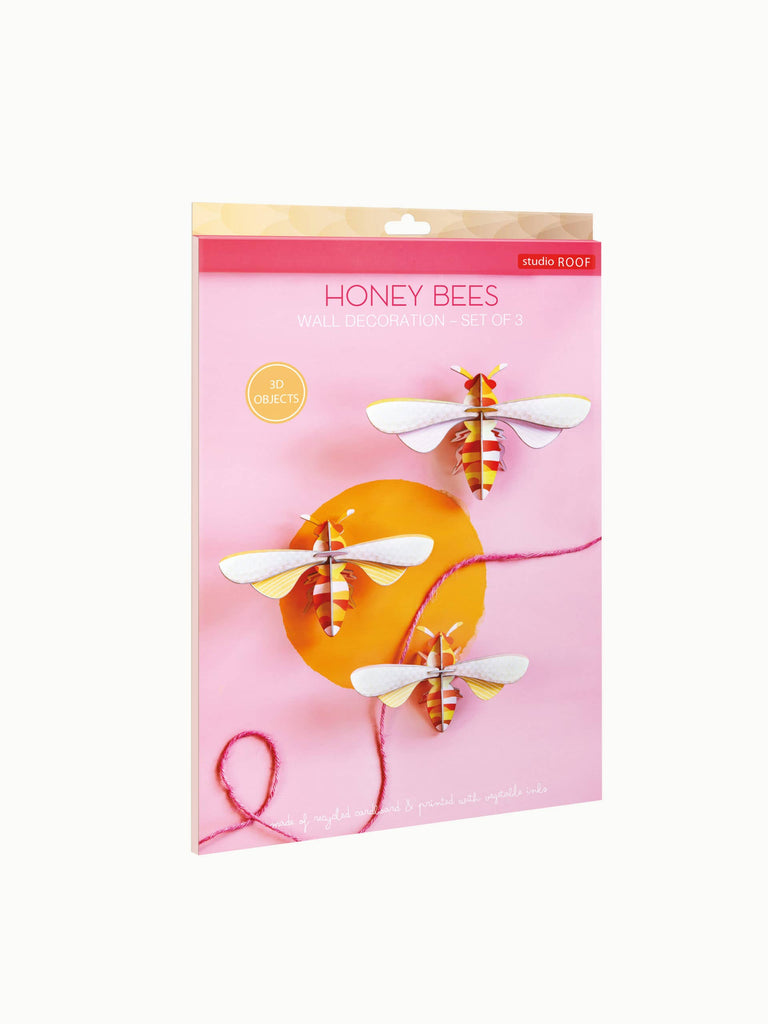 Honey bees, set of 3