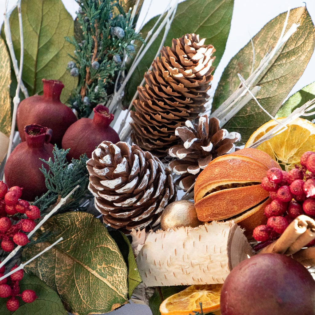 Pomegranate Citrus Wreath