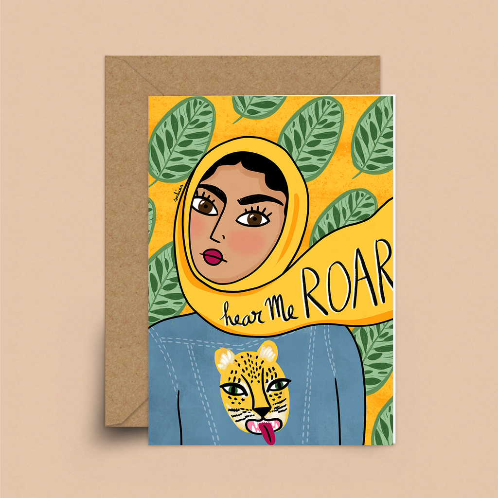 Hear me Roar card