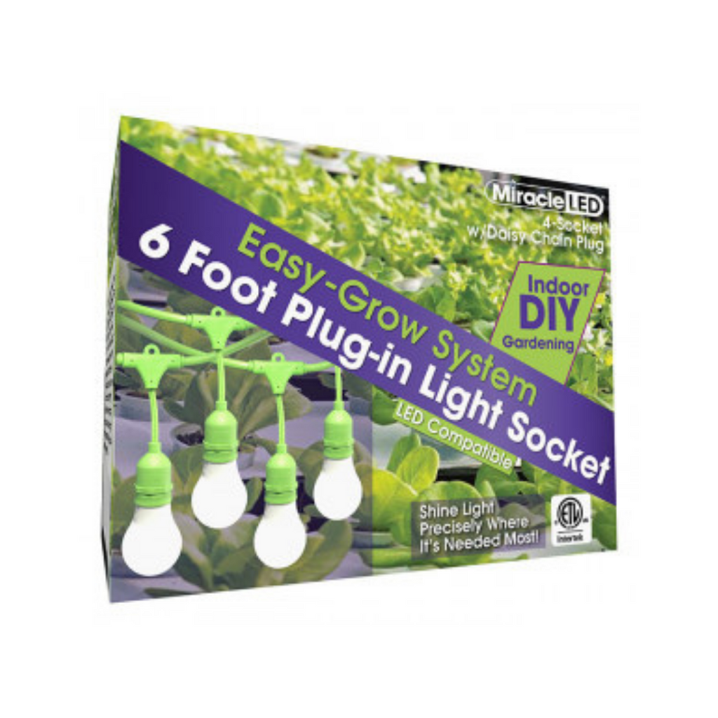 Miracle LED Easy Grow System 6 Foot Plug-In Light Socket