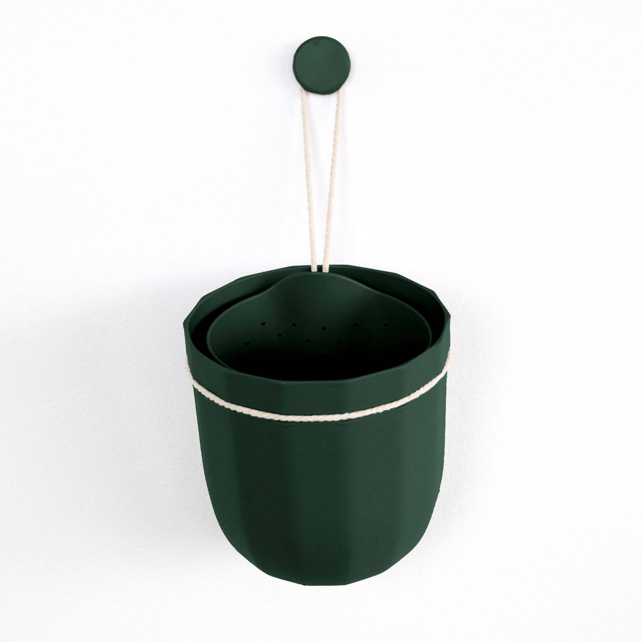 hanging planter near me Loop Hanging Planter- Forest – Paraíso Plant Studio