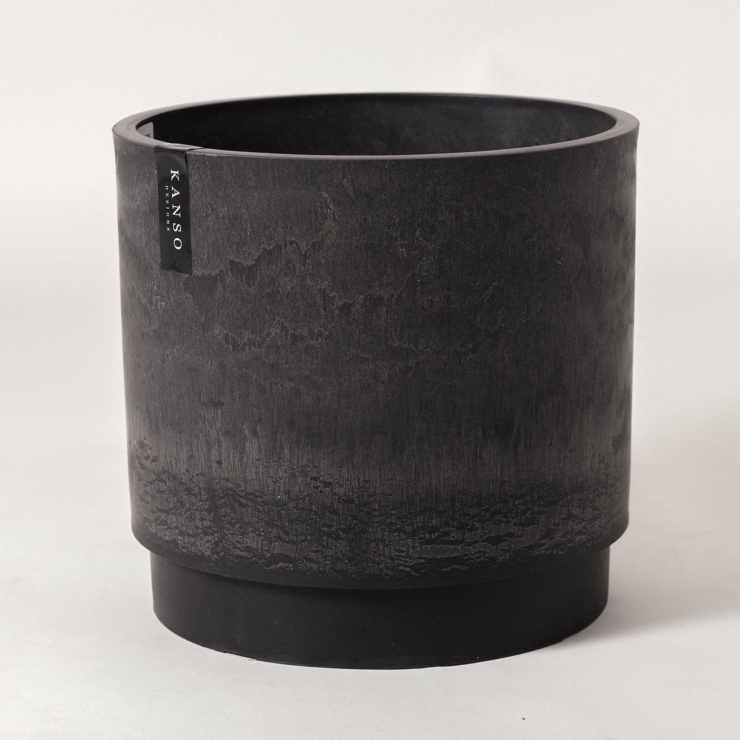 black self watering planter 10in Self-Watering Planter
