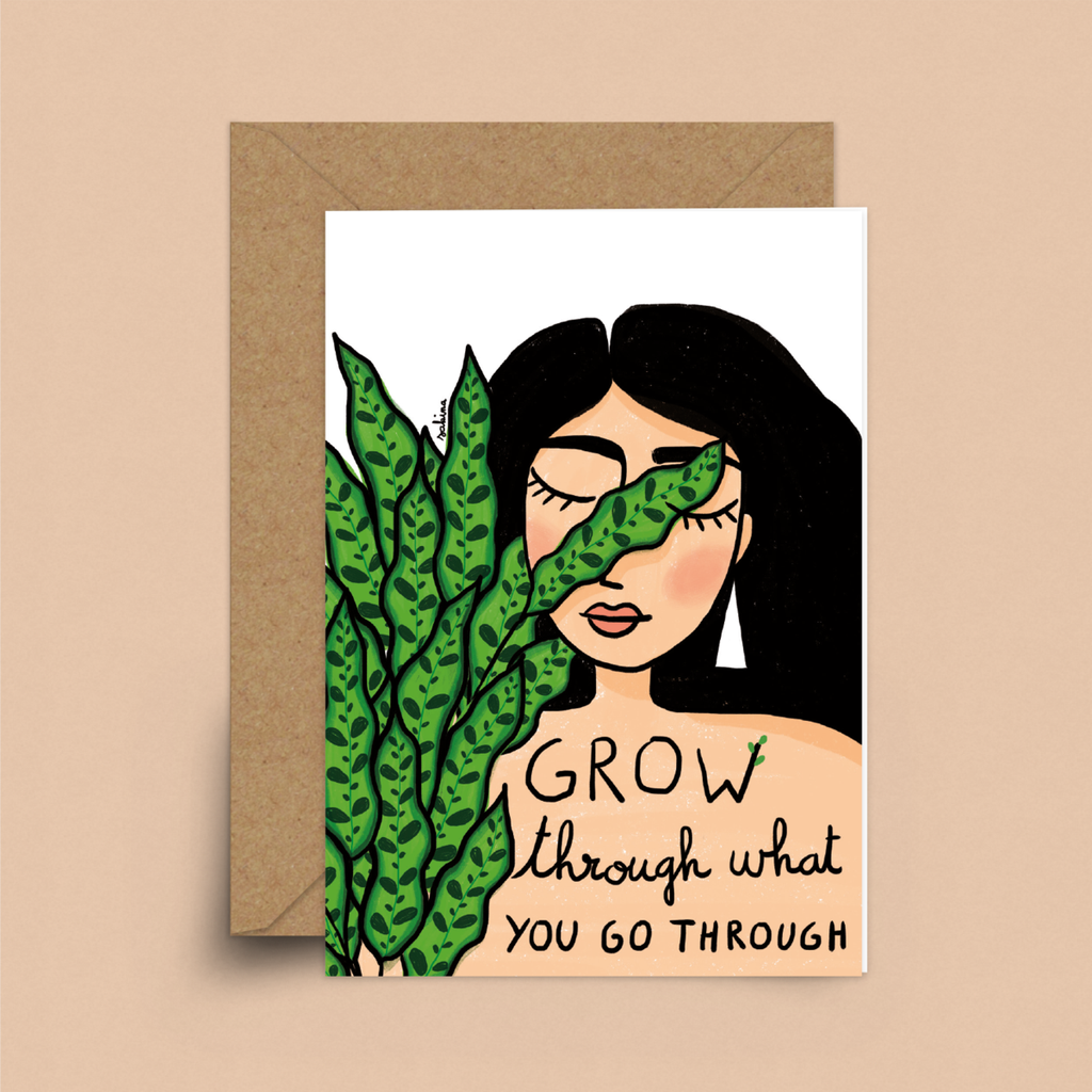 Grow through card
