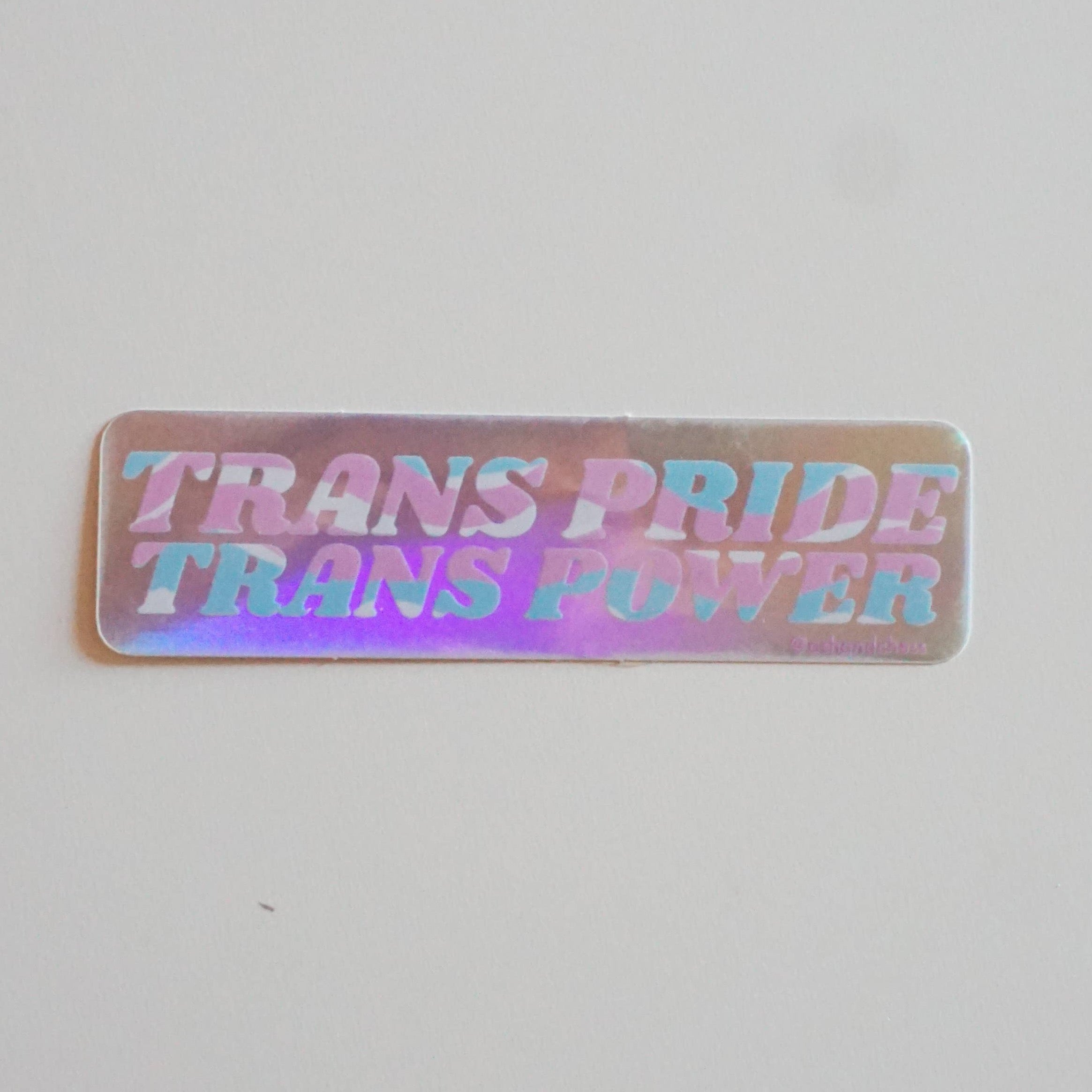 Sticker - Trans Power Trans Pride – Paraíso Plant Studio