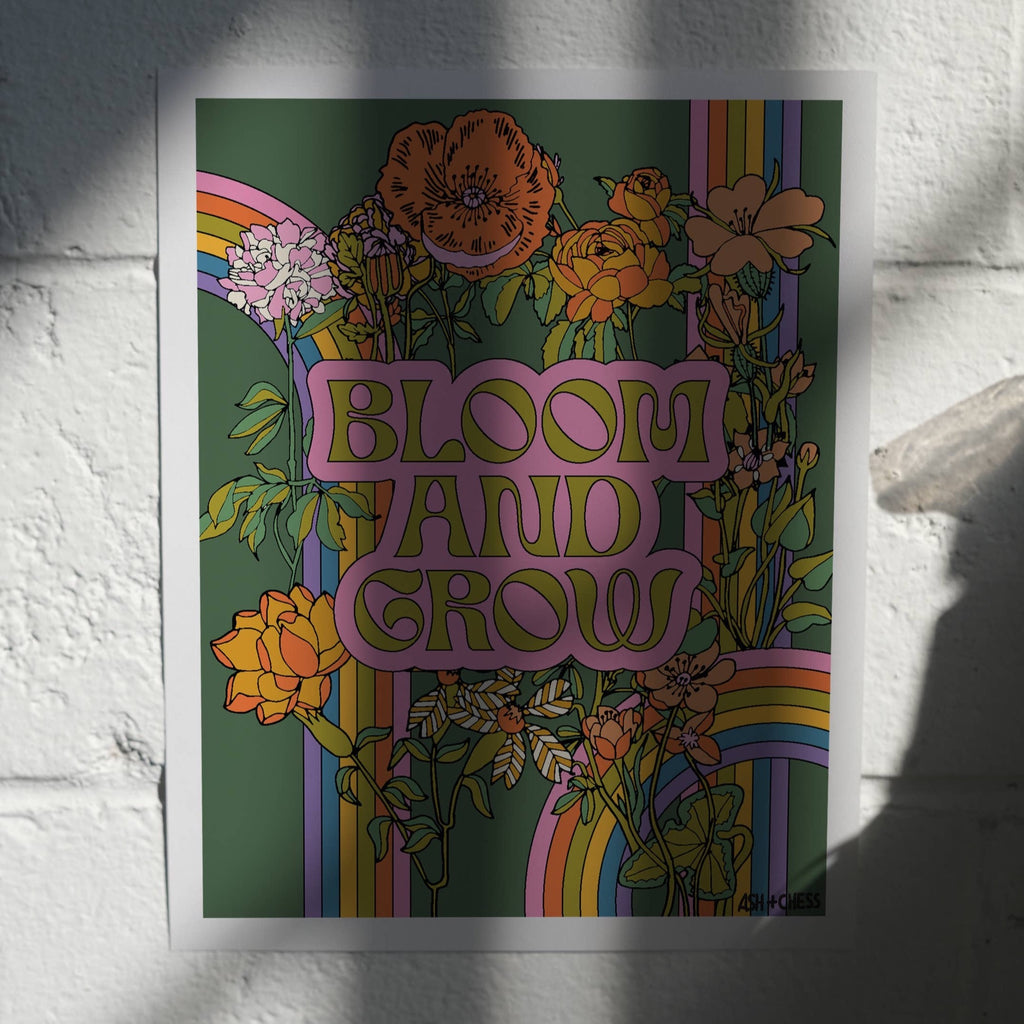 11" x 14" Bloom And Grow