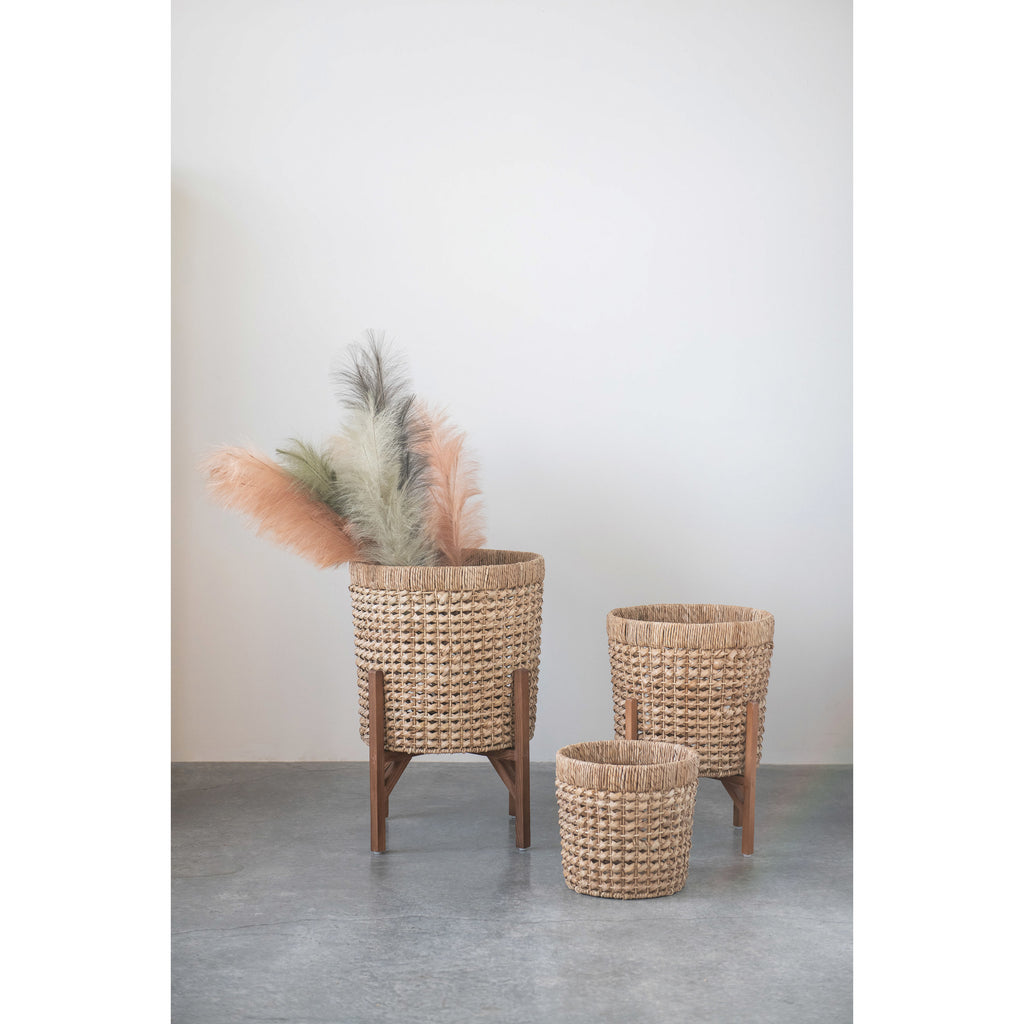12in Hand-Woven Planter
