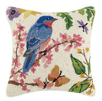 Blue Bird Hook Pillow