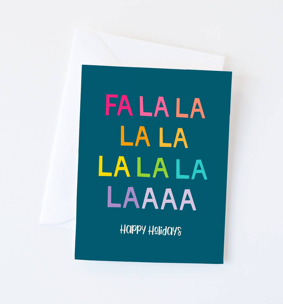 Fa La La La card