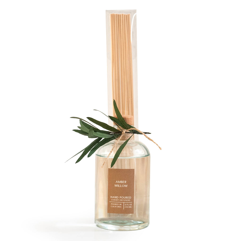 Amber Willow Botanical Tie Reed Diffuser