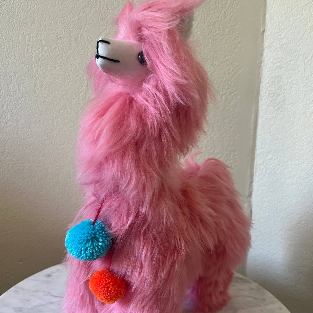 Jumbo Alpaca Stuffed Pink